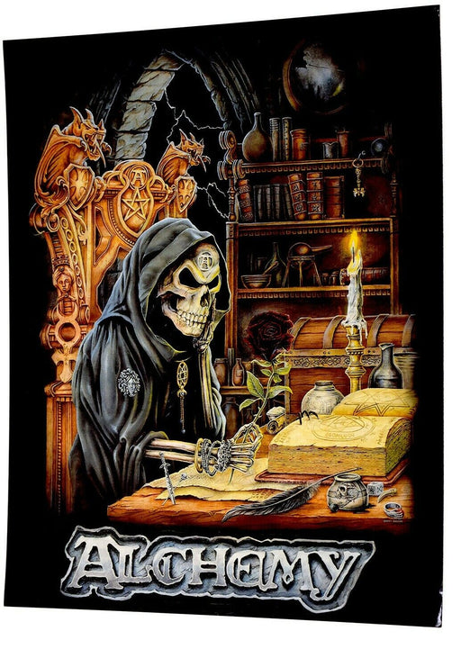 Alchemy In Search of The Black Rose ORIGINAL Rare 1990 Photocard High Quality - Very Good - Attic Discovery Shop