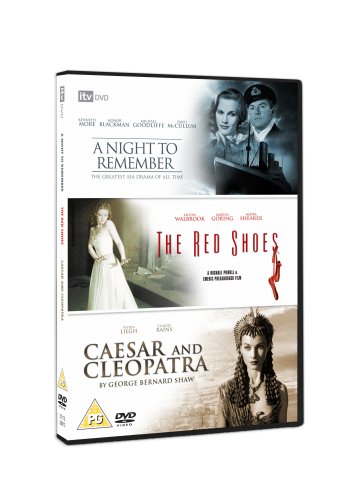 A Night To Remember/The Red Shoes/Caesar Cleopatra [DVD] 1946 1958 UK NEW Sealed - Attic Discovery Shop