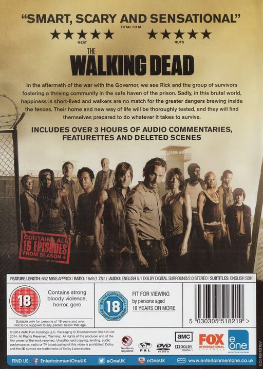 The Walking Dead Complete Fourth Season 4 [DVD] [2014] [Region 2] - New Sealed - Attic Discovery Shop