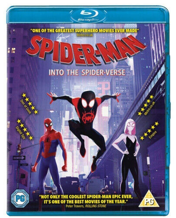 Spider-man Into The Spider-Verse [Blu-ray] [2018] [Region Free] - New Sealed - Attic Discovery Shop