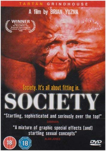 Society [DVD] [2007] [PAL Region Free] Rare Tartan Grindhouse Film Horror - Very Good - Attic Discovery Shop