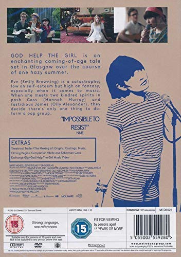 God Help the Girl [DVD] [2014] [Region 2] (Musical / Drama) - New Sealed - Attic Discovery Shop