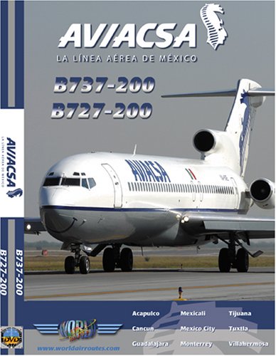 Aviasca B737-200 B727-200 DVD Rare US Import Mexico Airline Just Planes Release - Very Good - Attic Discovery Shop