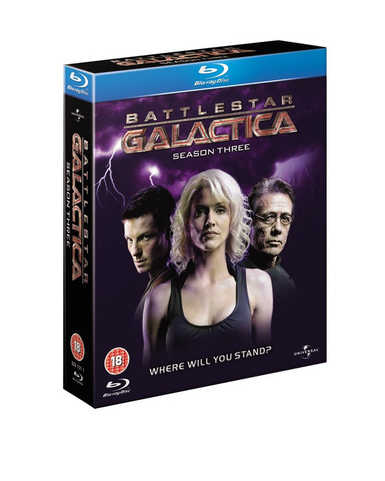 Battlestar Galactica: Season 3 [Blu-ray Box Set] 2007 [Region Free] Third Series - Very Good - Attic Discovery Shop