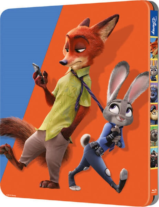 Zootropolis 3D (Includes 2D Version) Limited Edition Steelbook UK Blu-ray (READ) - Good - Attic Discovery Shop