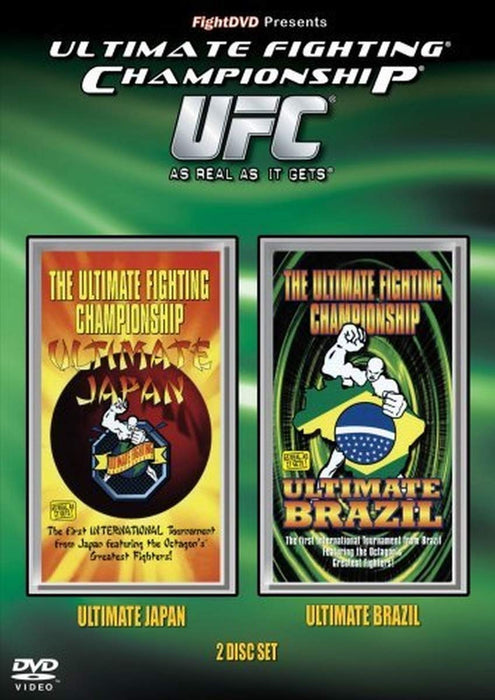 UFC Ultimate Fighting Championship Ultimate Japan and Ultimate Brazil DVD PAL UK - Very Good