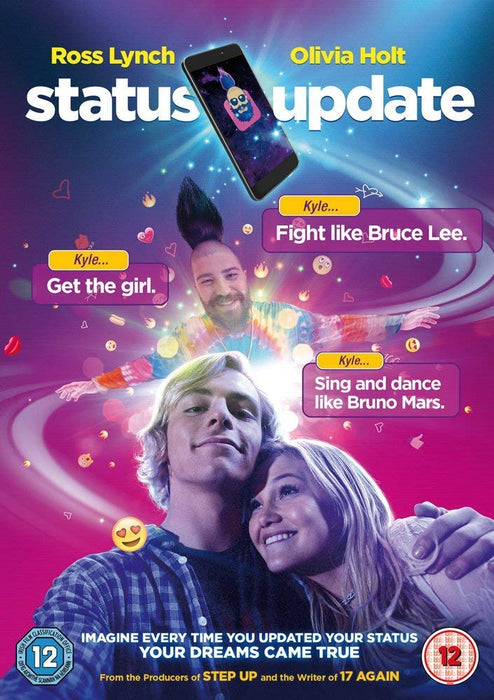 Status Update [DVD] [2018] [Region 2] (Ross Lynch, Olivia Holt) - New Sealed - Attic Discovery Shop