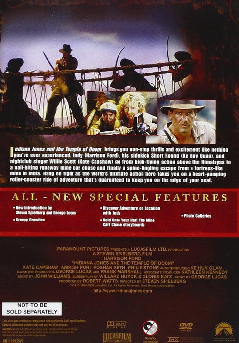 Indiana Jones The Complete Collection [DVD] [1981 - 2008] [Region 2] NEW Sealed - Attic Discovery Shop