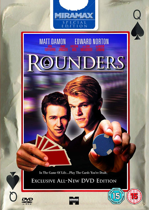 Rounders - Special Edition [DVD] [1998] [Region 2] - New Sealed - Attic Discovery Shop