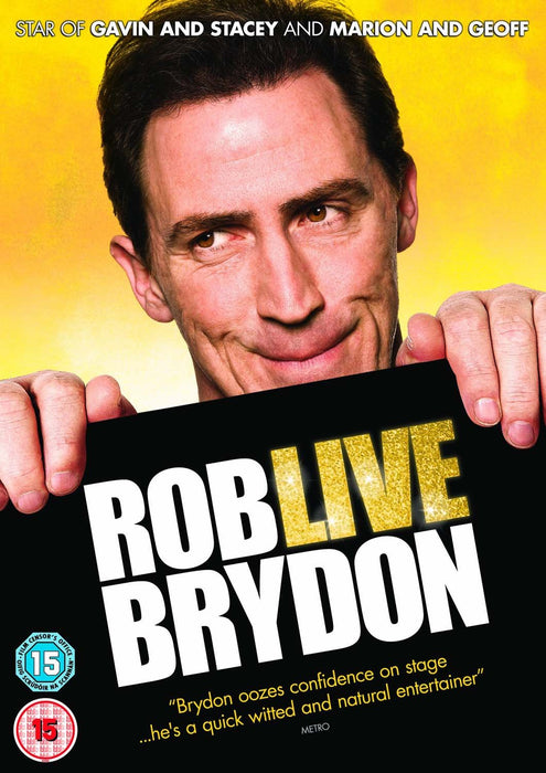 Rob Brydon: Live [DVD] [Region 2] - New Sealed - Attic Discovery Shop