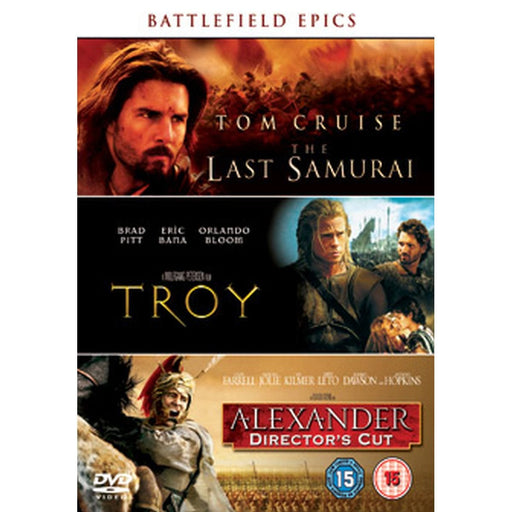 The Last Samurai/Troy/Alexander (Director's Cut) [DVD] [2006] Reg 2 - New Sealed - Attic Discovery Shop