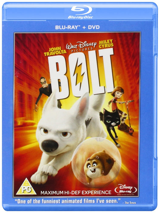 Bolt [Blu-ray + DVD Combo Pack] [Region B] (Disney Film) - New Sealed - Attic Discovery Shop
