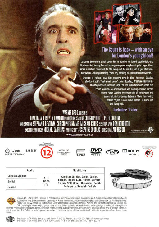 Dracula A.D. 1972 [DVD] [1972] [Region 2] Classic Horror - Very Good - Attic Discovery Shop