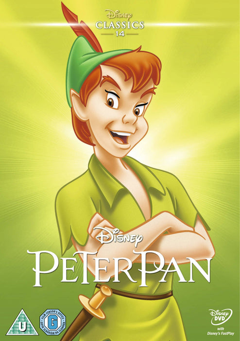 Peter Pan (+ Limited Artwork Sleeve) [DVD] [1953] [Region 2] Disney - New Sealed - Attic Discovery Shop