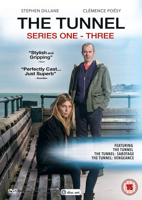 The Tunnel - Series 1-3 [DVD Box Set] [Region 2] Complete Seasons One - Three - Very Good - Attic Discovery Shop
