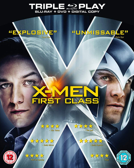 X-Men: First Class (Blu-ray + DVD) [2011] [Region B] - New Sealed - Attic Discovery Shop