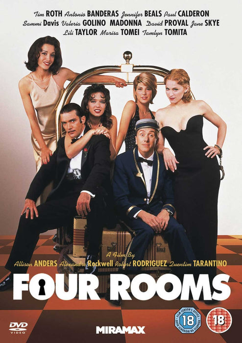 Four Rooms [DVD] [1995] [Region 2] Quentin Tarantino, Alexandre Rockwell [AC] - Acceptable