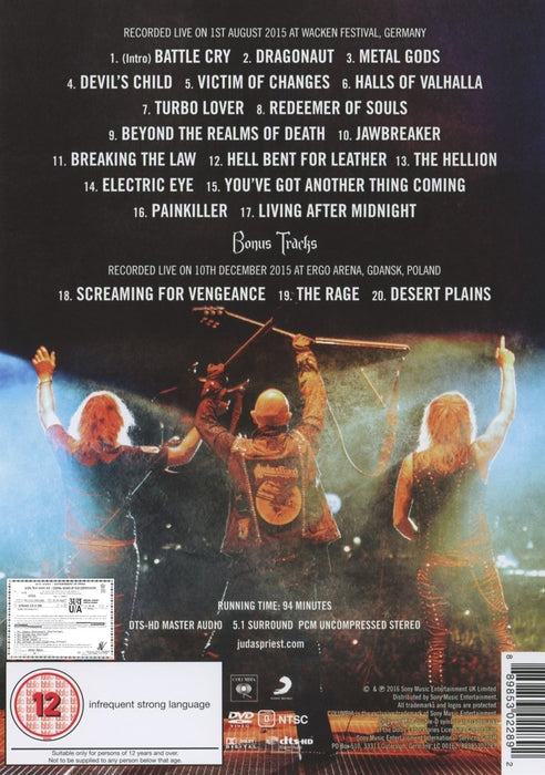 Battle Cry - Judas Priest [DVD] [2016] [NTSC] [Region Free] - New Sealed - Attic Discovery Shop