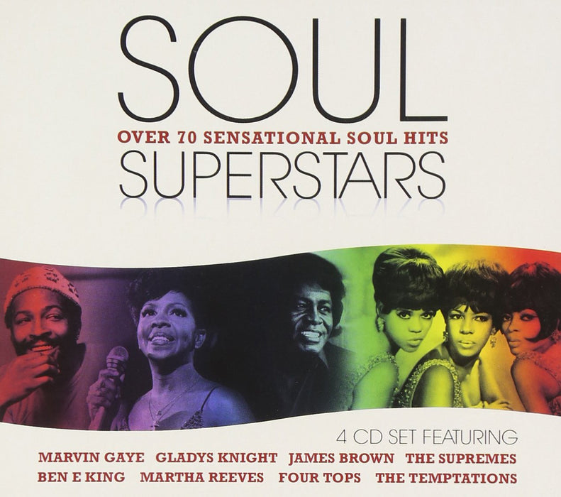 Soul Superstars: Over 70 Sensational Soul Hits CD Box Set Marvin Gaye NEW Sealed - Attic Discovery Shop