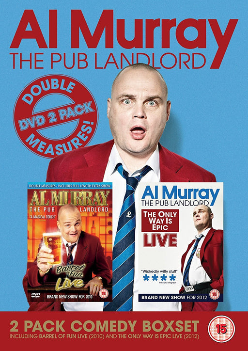 Al Murray The Pub Landlord Double Measures Stand Up Collection UK DVD NEW Sealed - Attic Discovery Shop