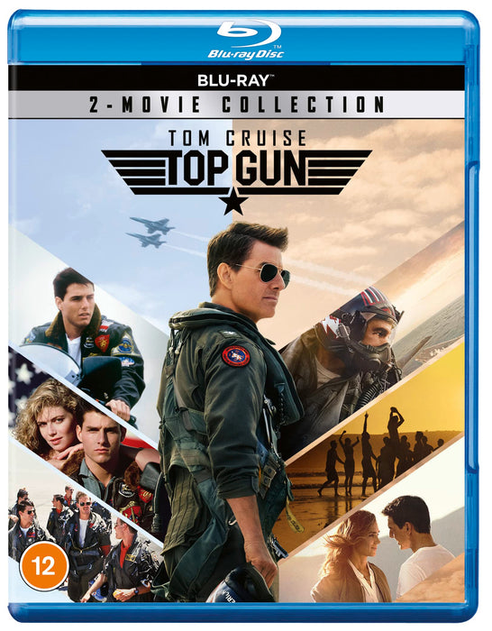 Top Gun 2 Movie Collection [Blu-ray] [1996 / 2022] [Region Free] Tom Cruise [GC] - Good - Attic Discovery Shop