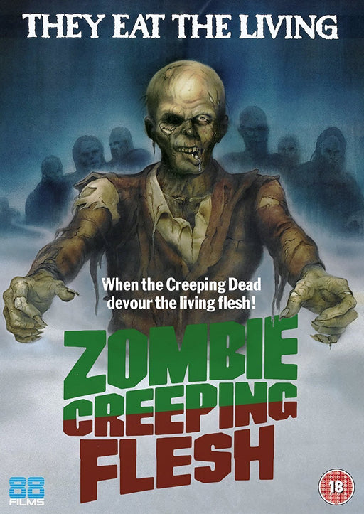 Zombie Creeping Flesh - Horror [DVD] [1980] [Region 2] 88 Films - New Sealed - Attic Discovery Shop