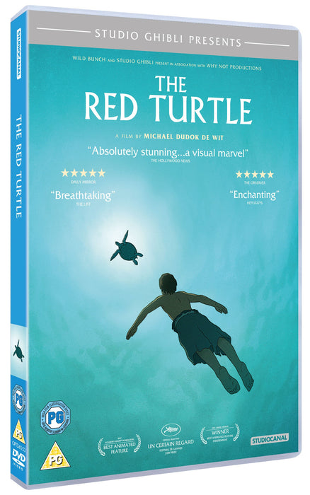 The Red Turtle [DVD] 2017 / 2016 [Region 2] Anime Studio Ghibli Film / Animation - Like New - Attic Discovery Shop