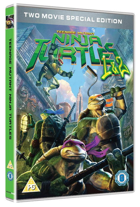 Teenage Mutant Ninja Turtles - 2 Movie Collection [DVD] [Region 2] - New Sealed - Attic Discovery Shop