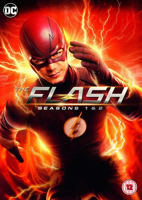 The Flash Seasons 1-2 [DVD Box Set] [2016] [Region 2] DC Series 1 + 2 NEW Sealed - Attic Discovery Shop