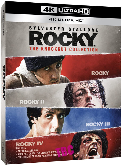 Rocky: The Knockout Collection [4K Ultra HD Blu-ray] [1976] [1985] - New Sealed