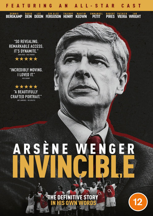 Arsène Wenger: Invincible [DVD] [2021] [Region 2] - New Sealed - Attic Discovery Shop
