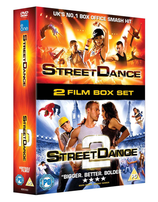 StreetDance 1 & 2 Double Pack DVD Box Set [2010] [2012] [Region 2] - New Sealed - Attic Discovery Shop