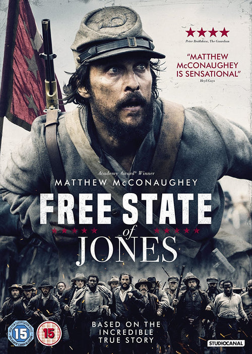 Free State Of Jones [DVD] [2016] [Region 2] - New Sealed - Attic Discovery Shop
