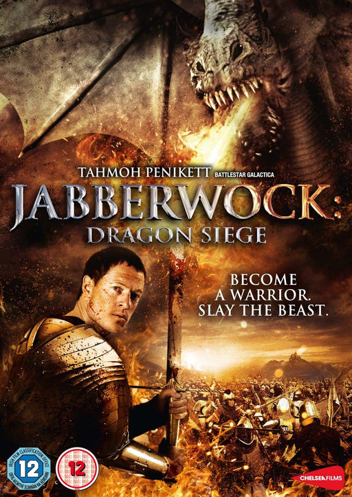 Jabberwock - Dragon Siege [DVD] [2012] [Region 2] Tahmoh Penikett - New Sealed - Attic Discovery Shop