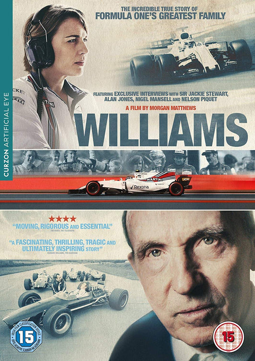 Williams [DVD] [2017 Motor Documentary] [Region 2] (Curzon / Artificial Eye) - Like New - Attic Discovery Shop