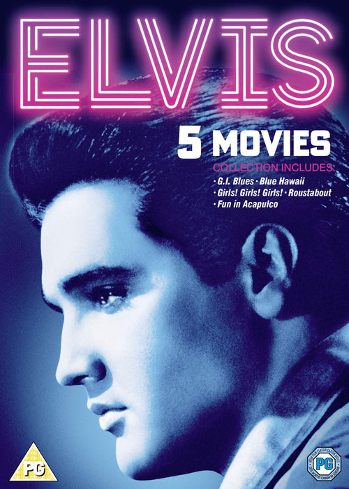 Elvis 5 Movies Collection [DVD] [2020] [Region 2] - Very Good - Attic Discovery Shop