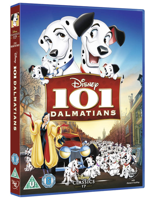 101 Dalmatians (1961) (+ Limited Sleeve) [DVD] [Region 2] Disney - New Sealed - Attic Discovery Shop