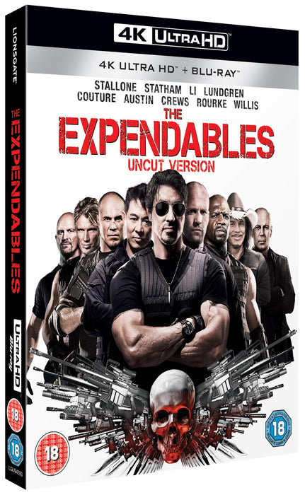 The Expendables - Uncut Version [4k Ultra-HD + Blu-ray] [2018] [Region B] [LN]  - Like New - Attic Discovery Shop