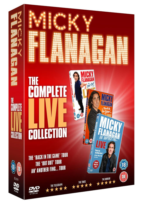 Micky Flanagan The Complete Live Collection [DVD Box Set] [Reg 2] - New Sealed - Attic Discovery Shop
