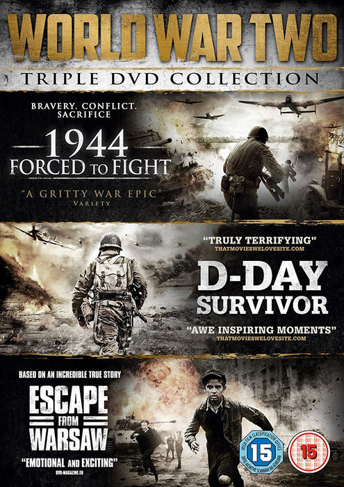 World War Two Triple DVD Collection 1944: Forced to Fight Etc UK DVD New Sealed - Attic Discovery Shop