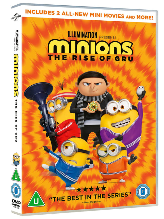 Minions: The Rise of Gru [DVD] [2022] [Region 2 + 4 PAL UK] - New Sealed - Attic Discovery Shop