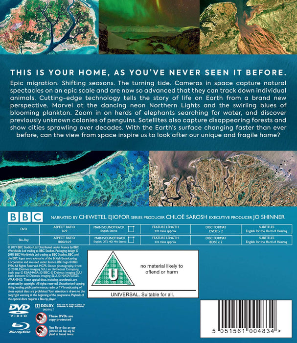 Earth From Space (Blu-ray + DVD) 2019 [Region B] Nature Documentary - New Sealed - Attic Discovery Shop