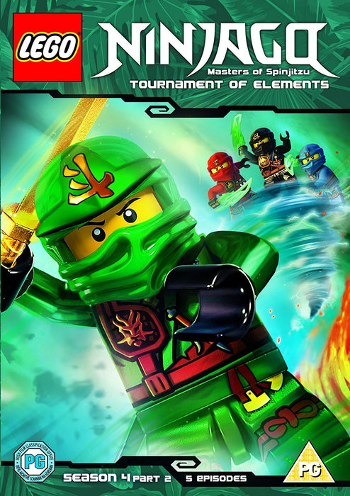 LEGO Ninjago Tournament of Elements Season 4 Part 2 [DVD] [Region 2] NEW Sealed - Attic Discovery Shop