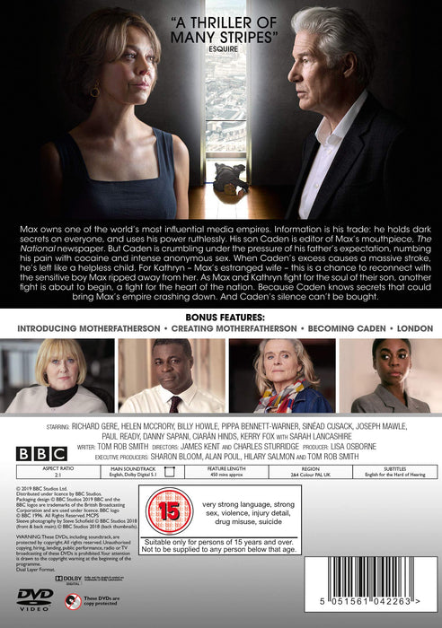 MotherFatherSon [DVD] [2019] [Region 2, 4] Mother / Father / Son - New Sealed - Attic Discovery Shop