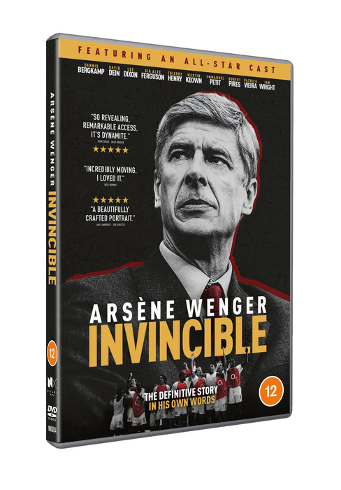 Arsène Wenger: Invincible [DVD] [2021] [Region 2] - New Sealed - Attic Discovery Shop