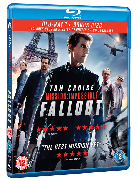 Mission: Impossible Fallout (Blu-ray + Bonus) [2018] [Region Free] - New Sealed