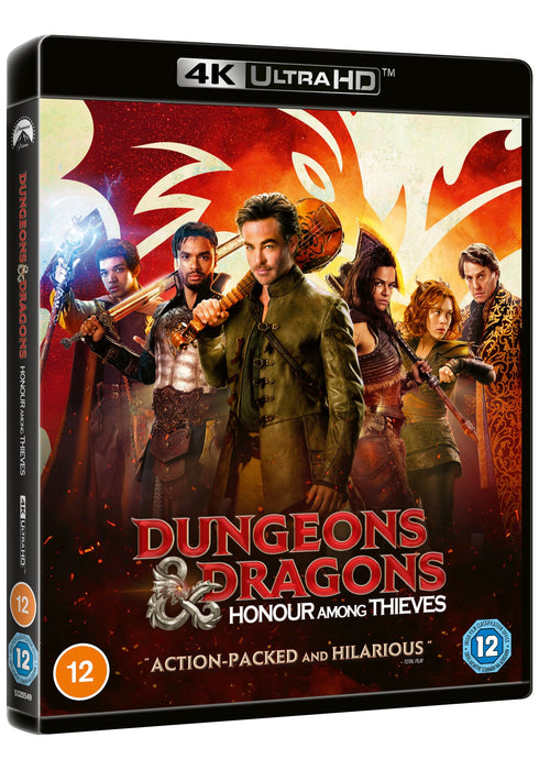 Dungeons & Dragons: Honour Among Thieves [4K UHD Blu-ray] [2023] [Region Free]  - Very Good - Attic Discovery Shop