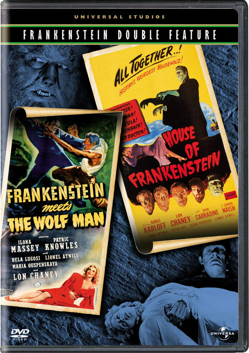 Frankenstein Meets Wolf Man & House [DVD] 1943 [Region 1] [Rare US Import NTSC] - Very Good - Attic Discovery Shop