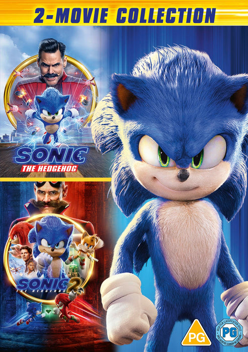 Sonic The Hedgehog Two Movie Collection [DVD] [2022] [Region 2] - New Sealed - Attic Discovery Shop
