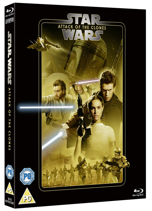 Star Wars Episode II Attack of the Clones [Blu-ray] [2002] ALL Region NEW Sealed - Attic Discovery Shop